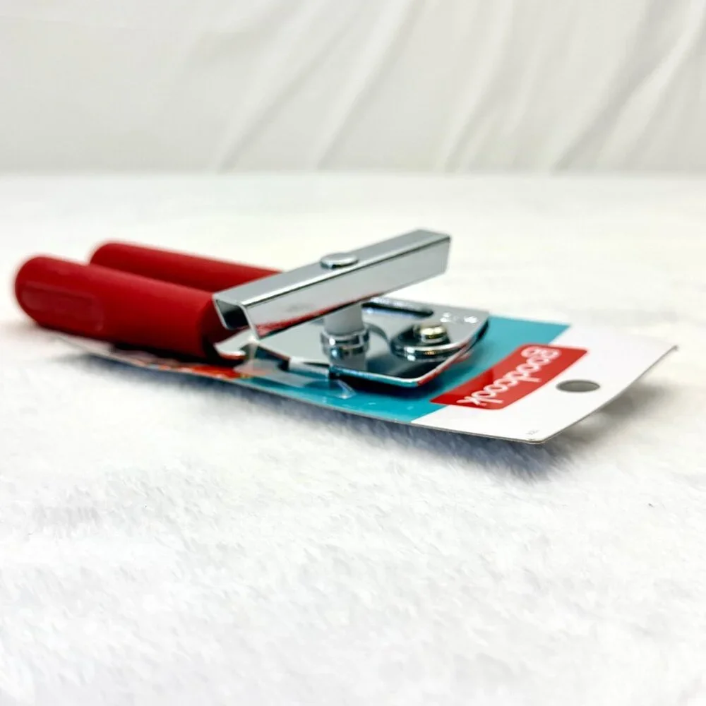 Goodcook Can Opener PROfeshionals Stainless Steel High-Carbon Cutting Edge Red